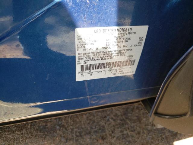 Photo 10 from auction – 2020 FORD EDGE SEL with VIN 2FMPK3J90LBA50418
