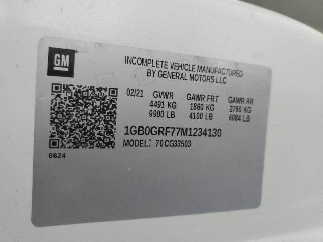 Photo 10 from auction – 2021 CHEVROLET EXPRESS G3 with VIN 1GB0GRF77M1234130