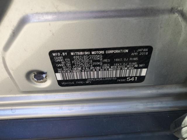 Photo 10 from auction – 2018 MITSUBISHI OUTLANDER with VIN JA4AZ3A36JJ005150