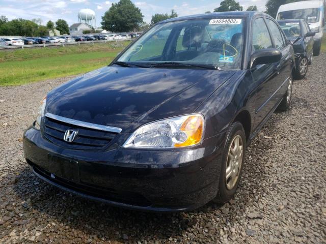 Photo 2 from auction – 2002 HONDA CIVIC LX with VIN 2HGES16542H576344