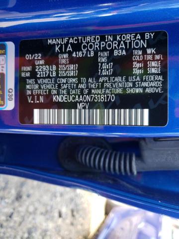 Photo 10 from auction – 2022 KIA SELTOS S with VIN KNDEUCAA0N7318170