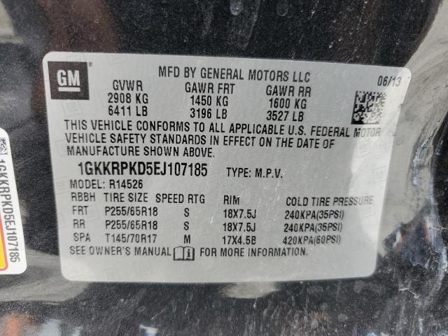 Photo 10 from auction – 2014 GMC ACADIA SLE with VIN 1GKKRPKD5EJ107185