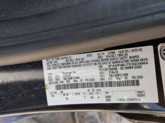 Photo 10 from auction – 2014 FORD FIESTA SE with VIN 3FADP4BJ7EM234964