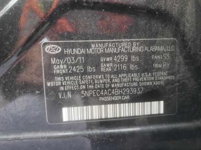 Photo 10 from auction – 2011 HYUNDAI SONATA SE with VIN 5NPEC4AC4BH293937