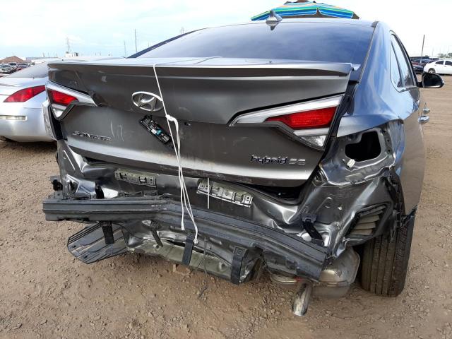 Photo 9 from auction – 2017 HYUNDAI SONATA HYB with VIN KMHE24L37HA063191