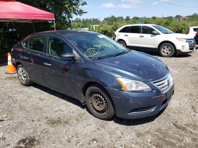 NISSAN SENTRA S 2013 with VIN 3N1AB7AP1DL784574 - Photo from auction
