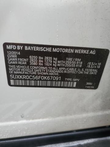Photo 10 from auction – 2015 BMW X5 XDRIVE3 with VIN 5UXKR0C56F0K67091