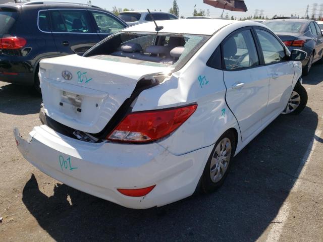 Photo 4 from auction – 2016 HYUNDAI ACCENT SE with VIN KMHCT4AE1GU050619