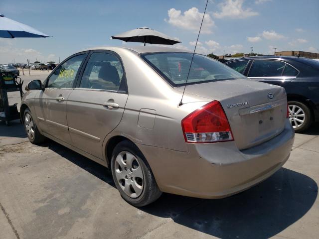 Photo 3 from auction – 2008 KIA SPECTRA EX with VIN KNAFE122985552429