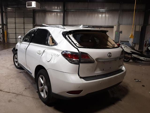 Photo 3 from auction – 2013 LEXUS RX 350 BAS with VIN 2T2BK1BA3DC169841