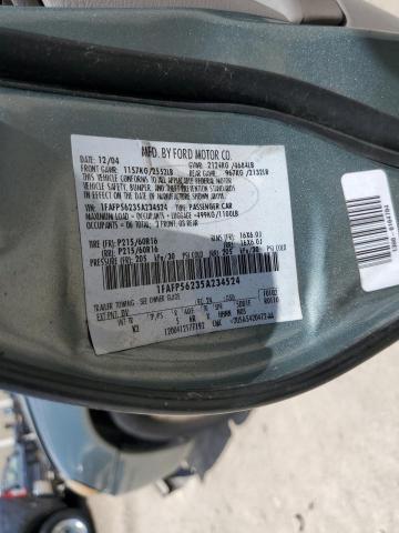 Photo 10 from auction – 2005 FORD TAURUS SEL with VIN 1FAFP56235A234524