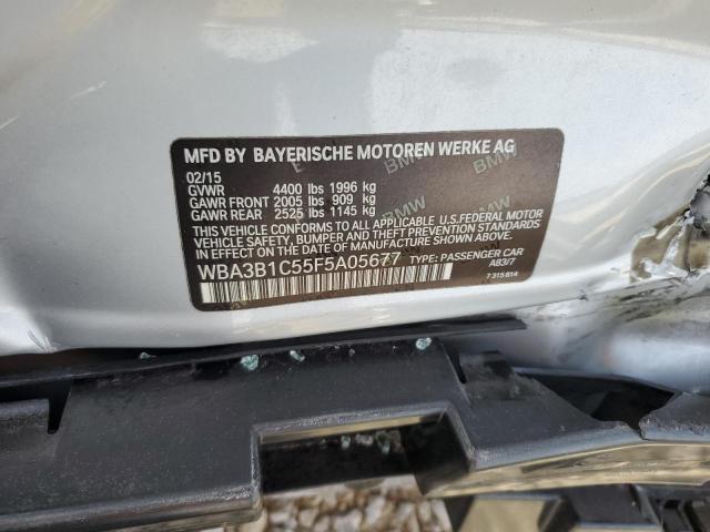 Photo 10 from auction – 2015 BMW 320 I with VIN WBA3B1C55F5A05677