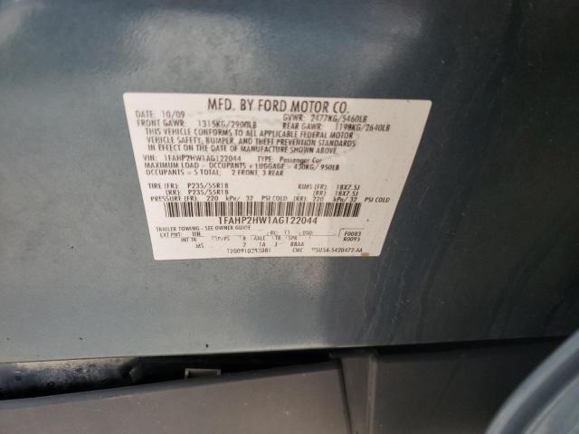 Photo 10 from auction – 2010 FORD TAURUS SEL with VIN 1FAHP2HW1AG122044
