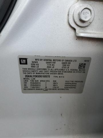 Photo 10 from auction – 2013 GMC TERRAIN DE with VIN 2GKALYEK9D6168970