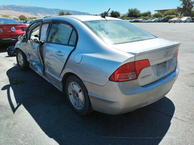 Photo 3 from auction – 2007 HONDA CIVIC HYBR with VIN JHMFA36257S022932