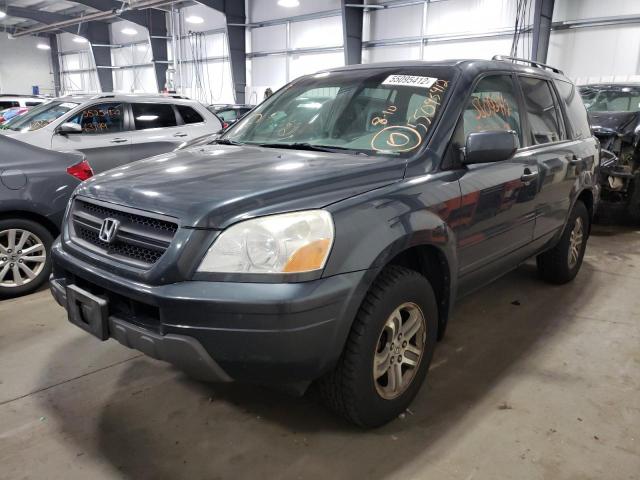 Photo 2 from auction – 2005 HONDA PILOT EXL with VIN 5FNYF18505B008583