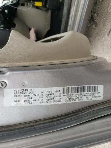 Photo 10 from auction – 2016 CHRYSLER TOWN & COU with VIN 2C4RC1BG0GR292831