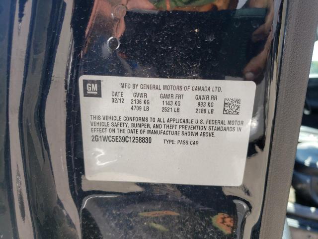 Photo 10 from auction – 2012 CHEVROLET IMPALA LTZ with VIN 2G1WC5E39C1258830