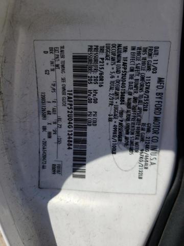 Photo 10 from auction – 2004 FORD TAURUS LX with VIN 1FAFP52U04G134884