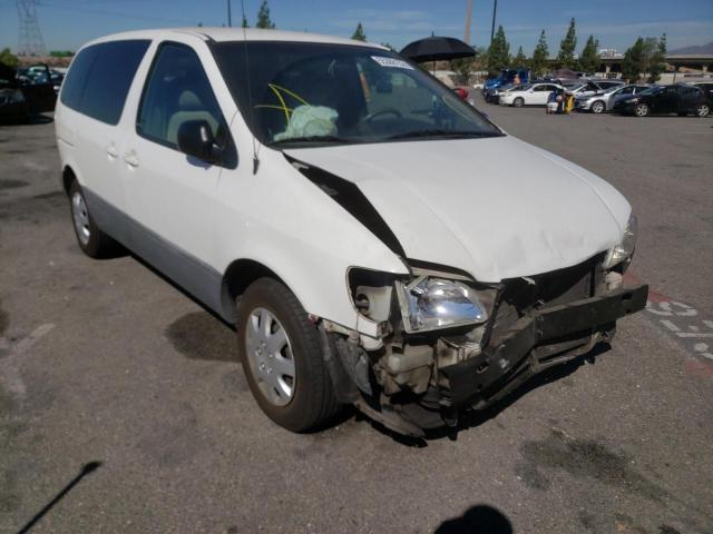 TOYOTA SIENNA CE 2000 with VIN 4T3GF19C6YU207192 - Photo from auction