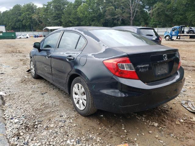 Photo 3 from auction – 2012 HONDA CIVIC LX with VIN 2HGFB2F56CH608173