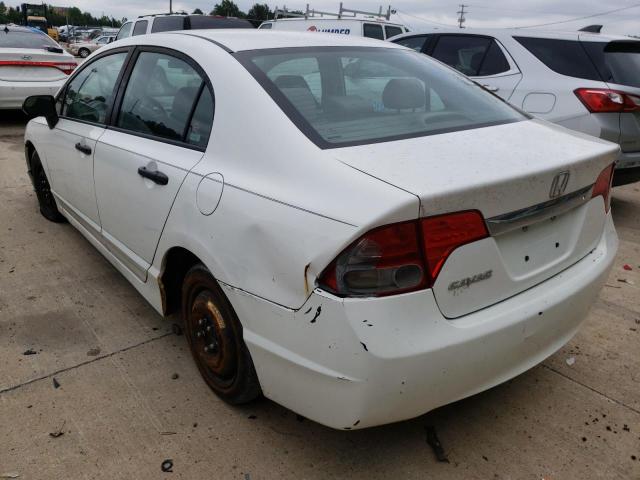 Photo 3 from auction – 2009 HONDA CIVIC VP with VIN 19XFA16309E021045