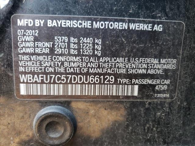 Photo 10 from auction – 2013 BMW 535 XI with VIN WBAFU7C57DDU66129