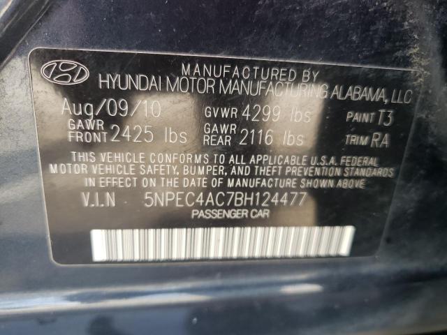 صورة رقم 10 من المزاد - 2011 HYUNDAI SONATA SE مع VIN 5NPEC4AC7BH124477