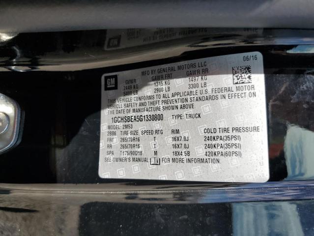 Photo 10 from auction – 2016 CHEVROLET COLORADO with VIN 1GCHSBEA5G1330800