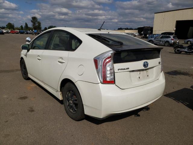 Photo 3 from auction – 2012 TOYOTA PRIUS with VIN JTDKN3DU2C1530719