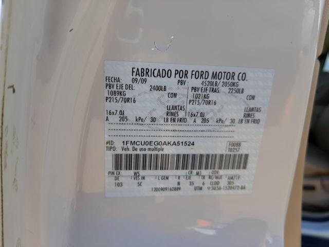 Photo 10 from auction – 2010 FORD ESCAPE LIM with VIN 1FMCU0EG0AKA51524