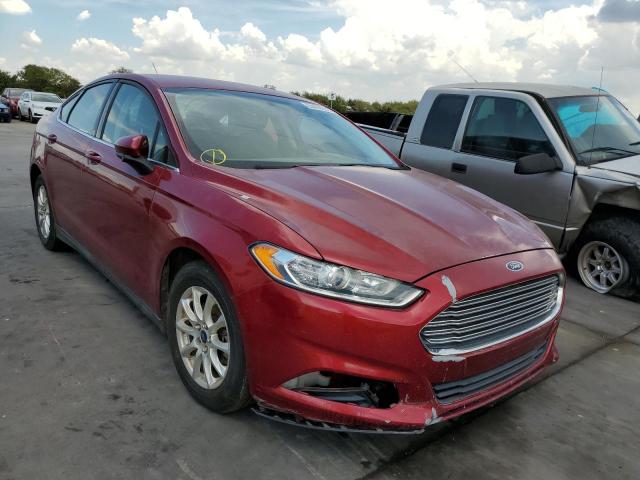 FORD FUSION S 2016 with VIN 3FA6P0G78GR262017 - Photo from auction