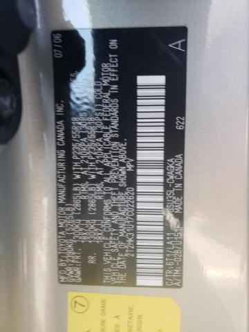 Photo 10 from auction – 2007 LEXUS RX 350 with VIN 2T2HK31U17C022620