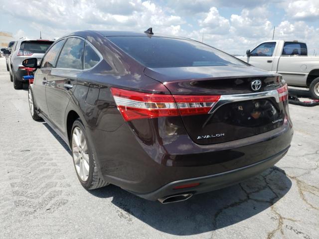 Photo 3 from auction – 2013 TOYOTA AVALON BAS with VIN 4T1BK1EB4DU059033