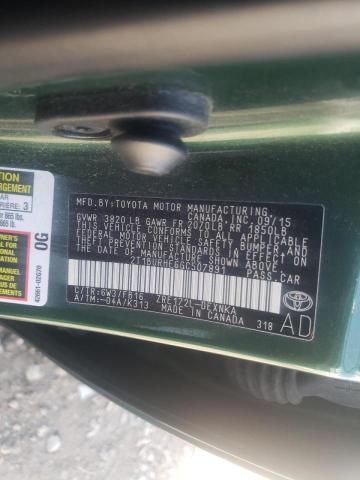 Photo 10 from auction – 2016 TOYOTA COROLLA L with VIN 2T1BURHE6GC507891