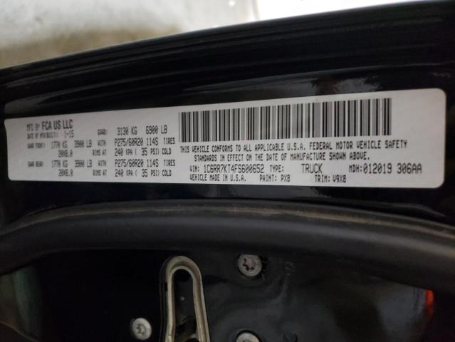 Photo 10 from auction – 2015 RAM 1500 ST with VIN 1C6RR7KT4FS600652