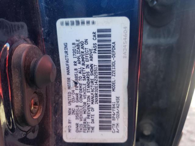 Photo 10 from auction – 2004 TOYOTA COROLLA CE with VIN 1NXBR32E14Z325517