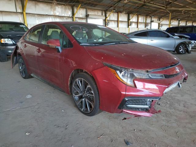 TOYOTA COROLLA SE 2022 with VIN JTDM4MCE1NJ095349 - Photo from auction