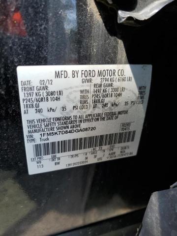 Photo 10 from auction – 2013 FORD EXPLORER X with VIN 1FM5K7D84DGA08720