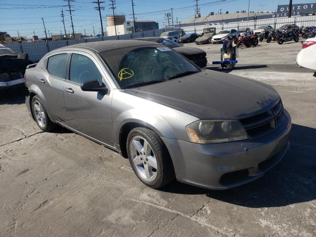 DODGE AVENGER SE 2013 with VIN 1C3CDZAG0DN768821 - Photo from auction