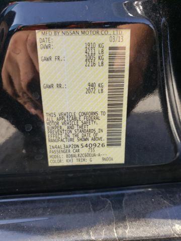 Photo 10 from auction – 2013 NISSAN ALTIMA 2.5 with VIN 1N4AL3AP2DN540926