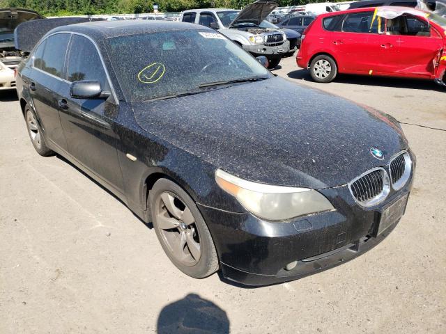 BMW 525 I 2006 with VIN WBANE53526CK86644 - Photo from auction