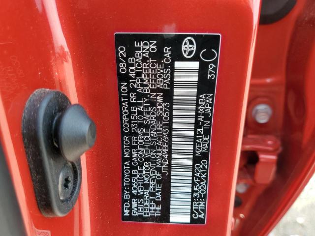 Photo 10 from auction – 2021 TOYOTA COROLLA SE with VIN JTND4MBE6M3110573