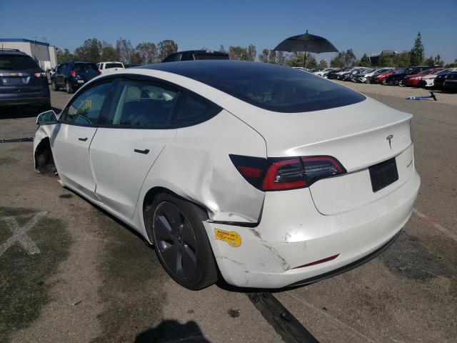 Photo 3 from auction – 2022 TESLA MODEL 3 with VIN 5YJ3E1EB6NF169544