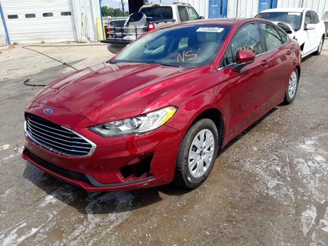 Photo 2 from auction – 2019 FORD FUSION S with VIN 3FA6P0G73KR274987