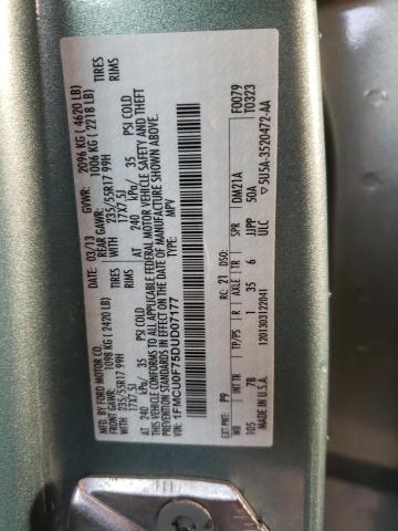 Photo 10 from auction – 2013 FORD ESCAPE S with VIN 1FMCU0F75DUD07177