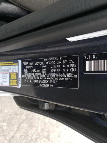 Photo 10 from auction – 2019 KIA FORTE FE with VIN 3KPF24AD6KE105942