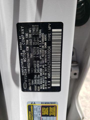 Photo 10 from auction – 2018 HYUNDAI TUCSON VAL with VIN KM8J33A25JU669934