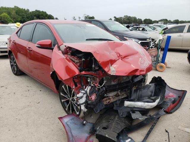 TOYOTA COROLLA L 2018 with VIN 5YFBURHE0JP832219 - Photo from auction