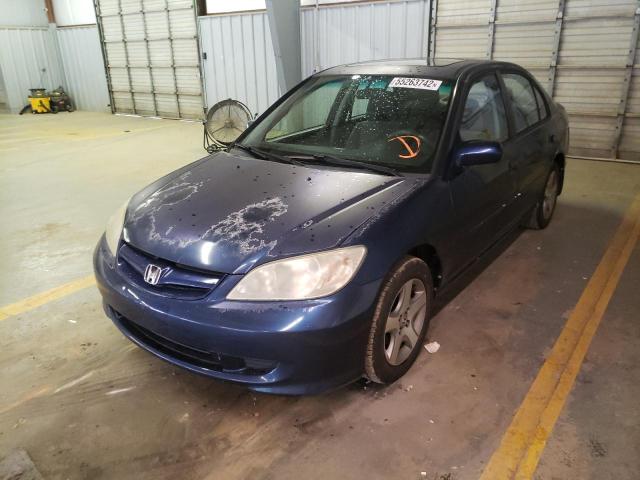 Photo 2 from auction – 2004 HONDA CIVIC EX with VIN 2HGES26894H508320